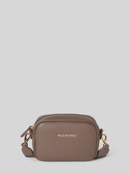 Crossbodytas met labeldetail, model 'NEVER' van VALENTINO BAGS Bruin - 4