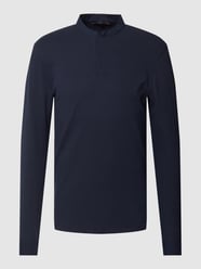 Longsleeve mit Stehkragen Modell 'Keno' von Drykorn Blau / Türkis - 9