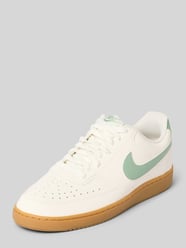 Sneaker mit Logo und Gummisohle Modell 'Court Vision Low' von Nike Beige - 5