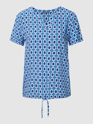 Blouseshirt van pure viscose met V-hals van Montego - 37