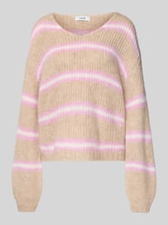 Sweter z dzianiny z okrągłym dekoltem model ‘Gatilin’ od mbyM - 12
