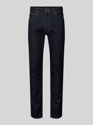 Jeansy w kroju slim fit w fasonie 5-kieszeniowym model 'LUKE' od Lee - 4
