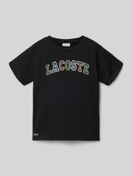 t-shirt o kroju regular fit z czystej bawełny od Lacoste - 15