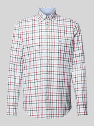 Regular Fit Freizeithemd mit Button-Down-Kragen von Fynch-Hatton Weiß - 44