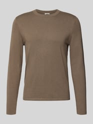 Gebreide pullover met ribboorden, model 'Irmino' van Drykorn Beige - 31