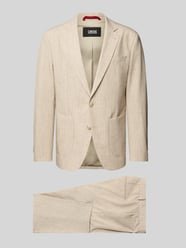 Slim Fit Anzug mit Viskose-Anteil Modell 'CIDATI' von CINQUE Beige - 27