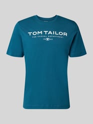 męski t-shirt o kroju regular fit z czystej bawełny od Tom Tailor - 9