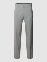 Anzug-Hose mit Webmuster von s.Oliver BLACK LABEL Grau - 24