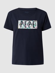 T-Shirt mit Logo Modell 'Patsy' von Pepe Jeans Blau - 43