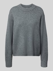 Sweter o luźnym kroju z dzianiny z wełny od Jake*s Casual - 33
