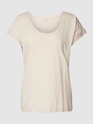 T-Shirt mit Rundhalsausschnitt von Montego Beige - 7