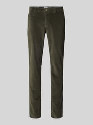 Slim fit corduroy broek met achterzakken, model 'Fabio' van Brax - 30