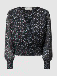 Bluzka z szyfonu od Tom Tailor Denim Czarny - 4