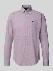 Regular Fit Freizeithemd mit Logo-Stitching Modell 'Poplin' von Fynch-Hatton - 27