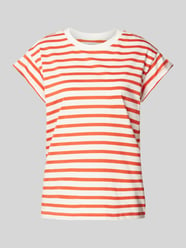 T-Shirt mit Streifenmuster von Jake*s Casual Orange - 9