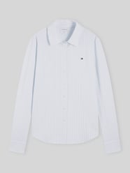 Longline Hemdbluse mit Logo-Detail von Tommy Hilfiger - 13