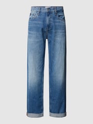 Straight Fit Jeans mit Logo-Detail von Calvin Klein Jeans Blau - 26