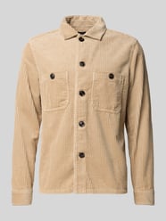 Overhemdjack met knoopsluiting van OLYMP Level Five Beige - 30