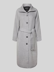 Lange jas met reverskraag, model 'Abonnet' van B.Young - 4