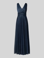 Avondjurk met V-hals en tailleband van Christian Berg Cocktail - 36
