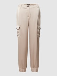 Cargohose mit seitlichen Eingrifftaschen von Marc Cain Grau - 37
