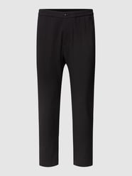 Broek met elastische band, model 'Maro' van Drykorn Zwart - 38