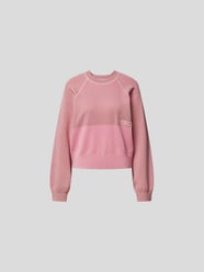 Sweatshirt in Two-Tone-Machart von Kenzo Rosa - 16