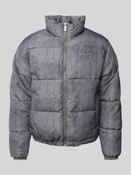 Steppjacke mit Label-Stitching von KARL KANI Grau - 6