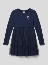 Kleid mit Tüll-Rock Modell 'Back to school' von s.Oliver RED LABEL Blau - 40