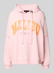 Oversized Hoodie mit Statement-Print von miss goodlife Pink - 23