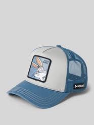 Trucker Cap mit Motiv-Patch Modell 'LOONEY' von Capslab Blau - 29