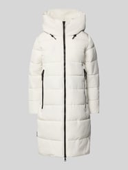 Regular fit gewatteerde lange jas met gevoerde opstaande kraag, model Jilia' van khujo - 45