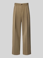 Wide Fit Stoffhose aus Woll-Mix von Filippa K Beige - 30
