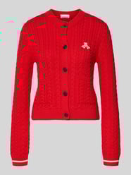 Slim fit sweatjack van puur katoen, model 'JULIAANAS CABLE' van Armedangels - 15