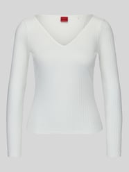 Slim Fit Langarmshirt aus Baumwoll-Mix Modell 'Dumille' von HUGO - 41
