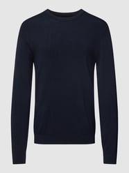 Strickpullover mit gerippten Abschlüssen Modell 'VALENTIN' von MCNEAL Blau - 22