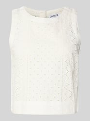 Tanktop mit Lochstickerei von Jake*s Casual - 18