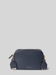 Crossbody Bag aus Leder mit Label-Print von Coccinelle Blau - 27