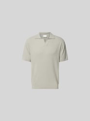 Regular Fit Poloshirt in Strick-Optik von Closed Beige - 3