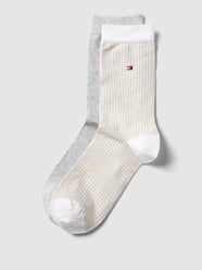 Sokken met labeldetail in een set van 2 paar van Tommy Hilfiger Wit - 30