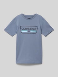 T-shirt met ronde hals, model 'RANGE LIFE' van Quiksilver Grijs / zwart - 27