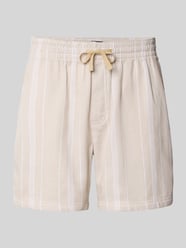 Regular Fit Shorts mit Allover-Muster von Tommy Jeans Beige - 36