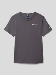 T-Shirt mit Logo-Print von CHAMPION Grau - 19