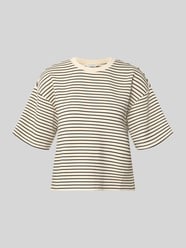 Oversized Fit T-Shirt aus Viskose-Mit von MSCH Copenhagen Beige - 35