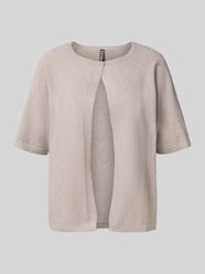 Regular Fit Cardigan mit 1-Knopf-Verschluss Modell 'BREE' von Pieces Beige - 22