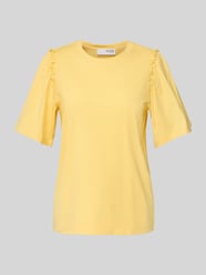 T-shirt met plooien, model 'PENELOPE' van Selected Femme - 3