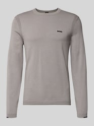 Sweter z dzianiny o kroju regular fit z czystej bawełny model ‘EVER-X’ od BOSS Green - 15