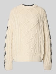 Oversized pullover van puur katoen in gebreide look van Jake*s Casual - 12