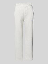 straight fit sweatpants met gestikt logo van PEGADOR - 39