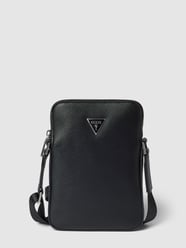 Umhängetasche mit Label-Patch von Guess Schwarz - 15